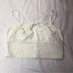 Aeropostale white soft tank top size large